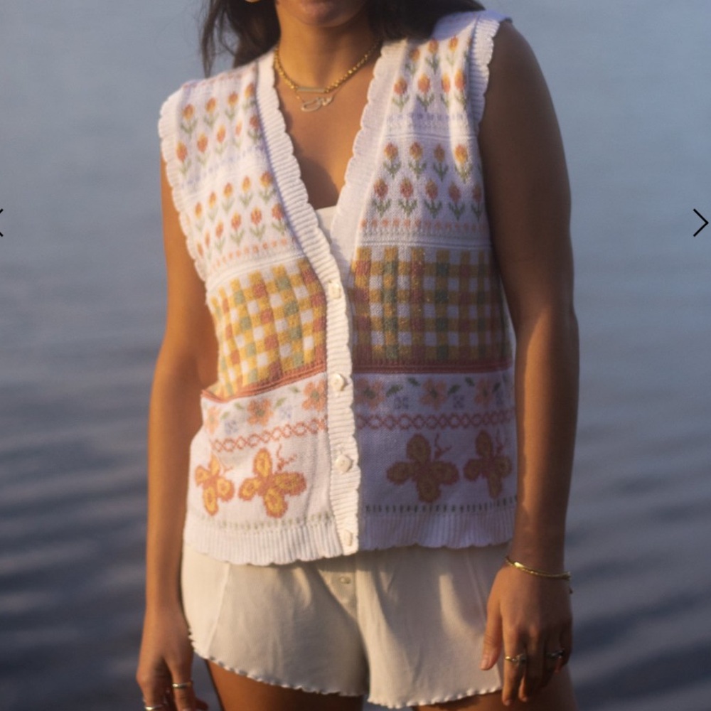 Vintage Cricket Lane Easter Sweater Vest